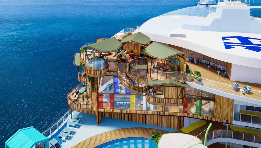 Ultimate Family Treehouse exterior suite on Hero of the Seas with private terraces
