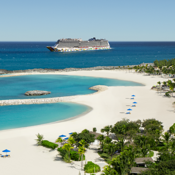 Great Stirrup Cay private island in the Bahamas