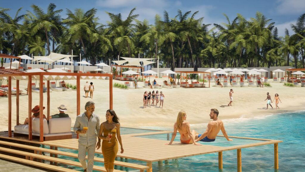 private beach club adult only cruise destination relaxation