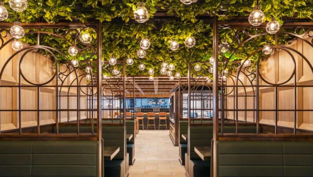 Indulge Food Hall on Norwegian Luna offering a variety of global dining options