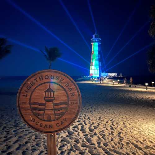 The Lighthouse show on MSC Cruises private island Ocean Cay 