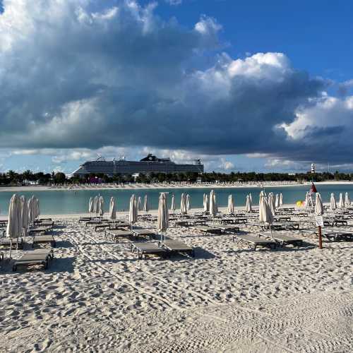 View of the Lagoon from the North Beach on MSC Cruises private island Ocean Cay