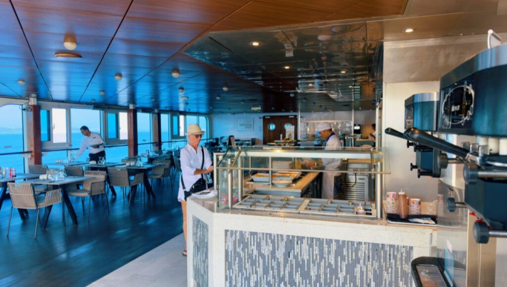 Themed buffet at Windows Café on Azamara Journey