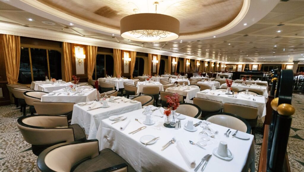 Discoveries Restaurant main dining room on Azamara Journey