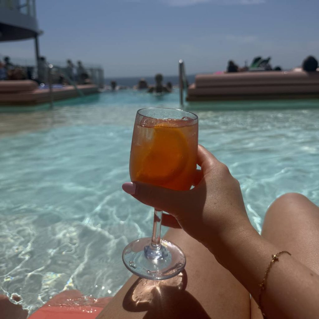 Legend of the Seas - Alice McGee - Aperol Spritz at the pool