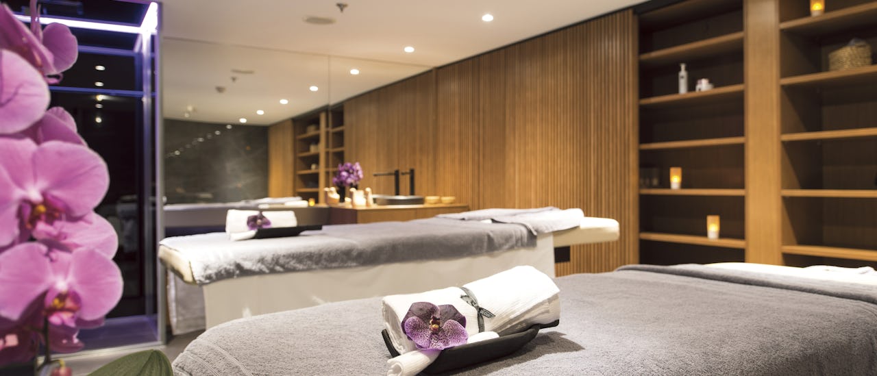 For a little extra pampering, head to the on-board Wellness Area for a massage or treatment