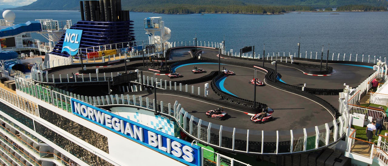 Go for a go-cart ride between exciting destinations