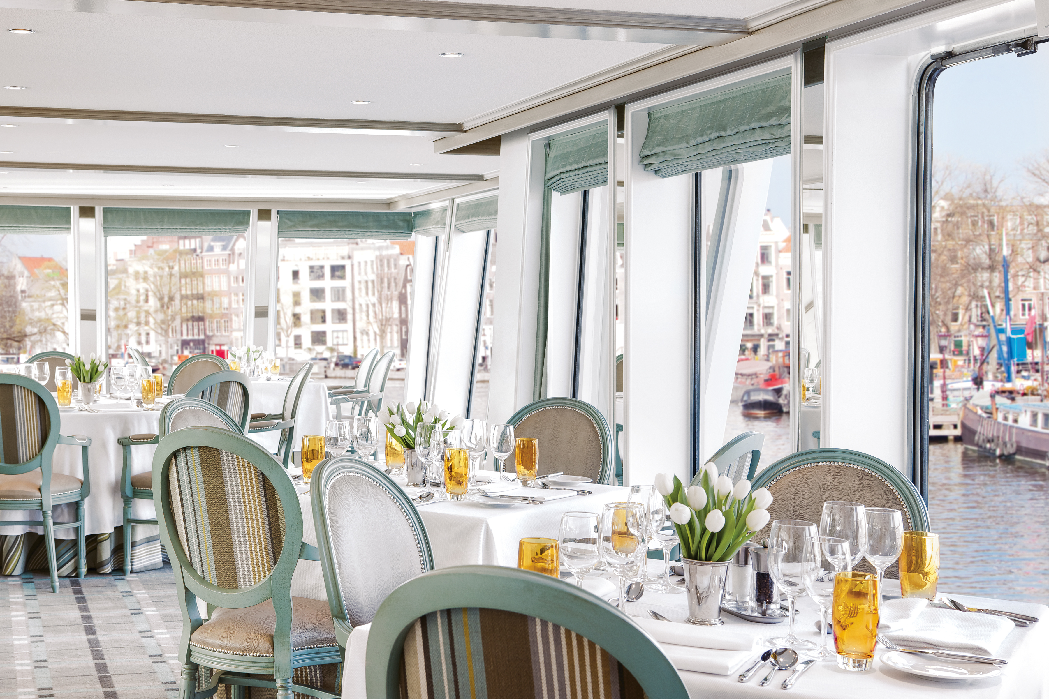 The Palace Restaurant offers elegant dining in one luxurious seating