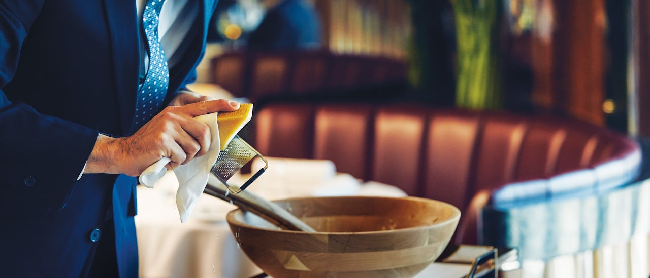 The Restaurant offers fine dining for breakfast, lunch & dinner featuring menus by Michelin-Starred chef Thomas Keller.