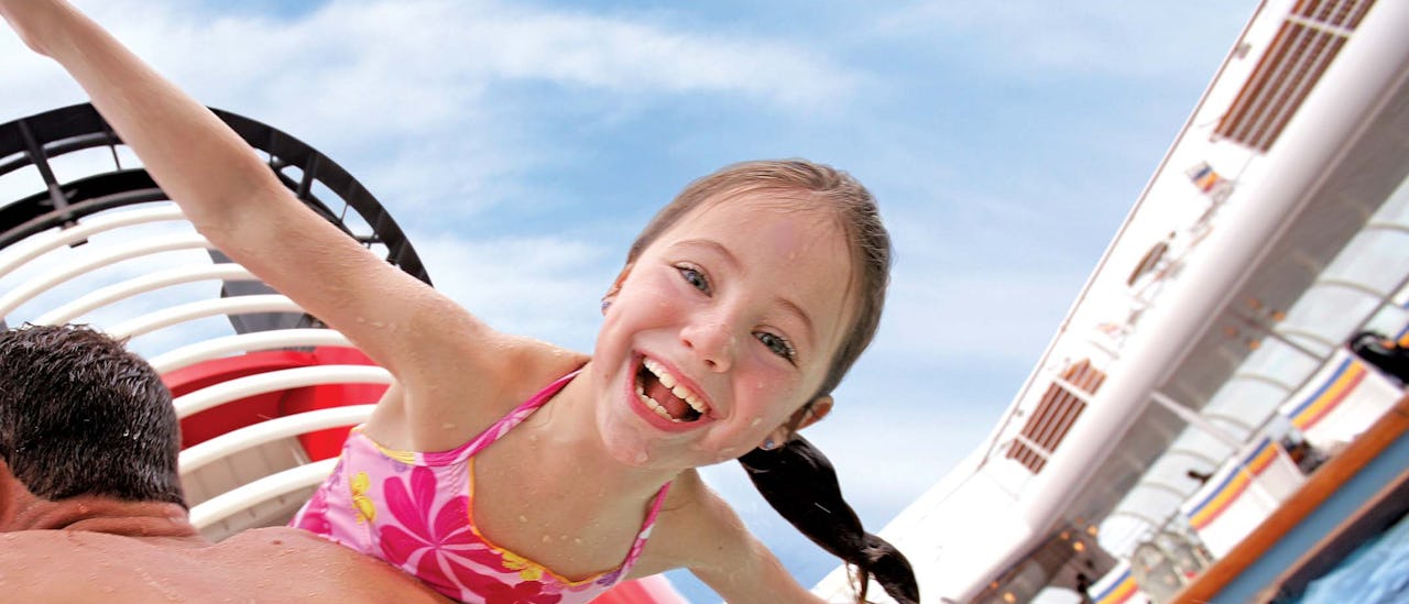 Fun in the pool all days at sea