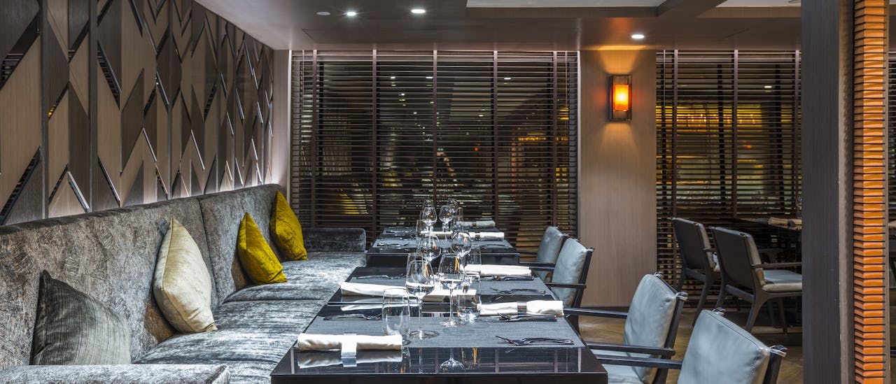 Savour wonderful à la carte fare in the Aura Bamar Dining