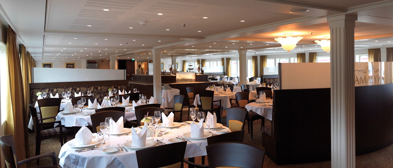 The main dining room