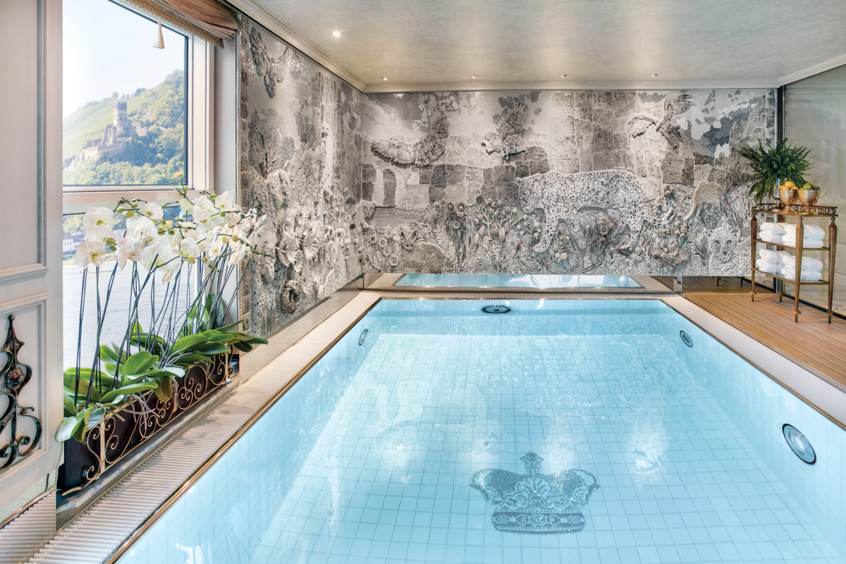 Revitalize your body with a refreshing swim in the heated pool