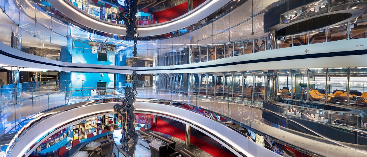 The design features, public areas and venue names are inspired by the metropolitan New York City