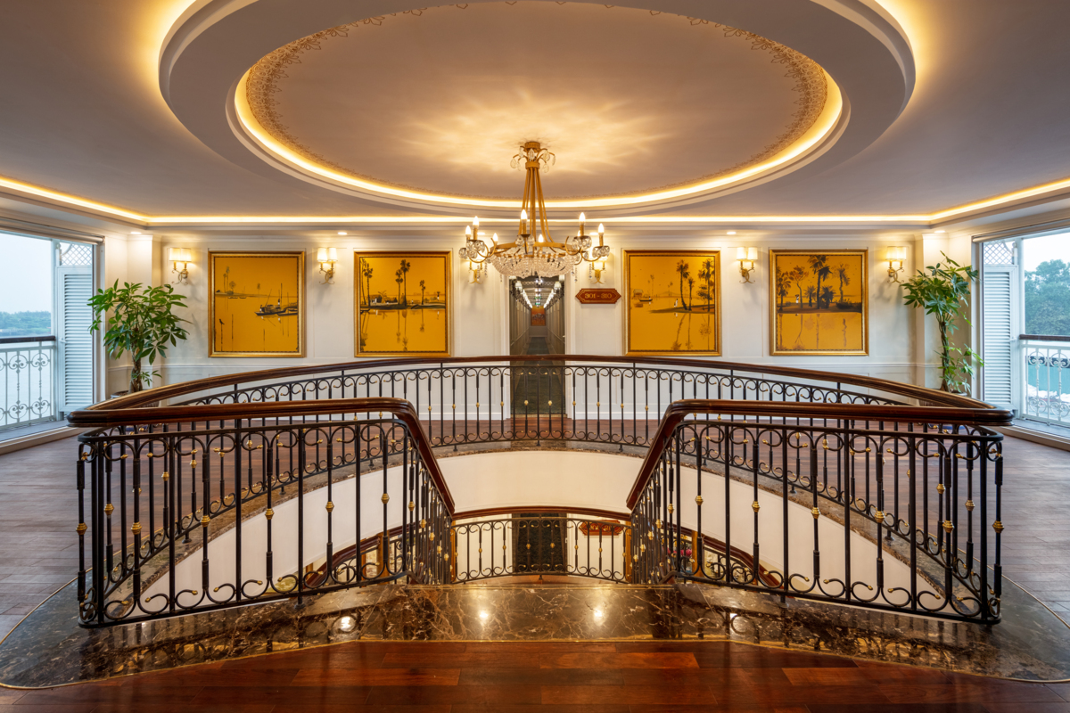 The ship features artwork inspired by the landscapes of Vietnam and Cambodia