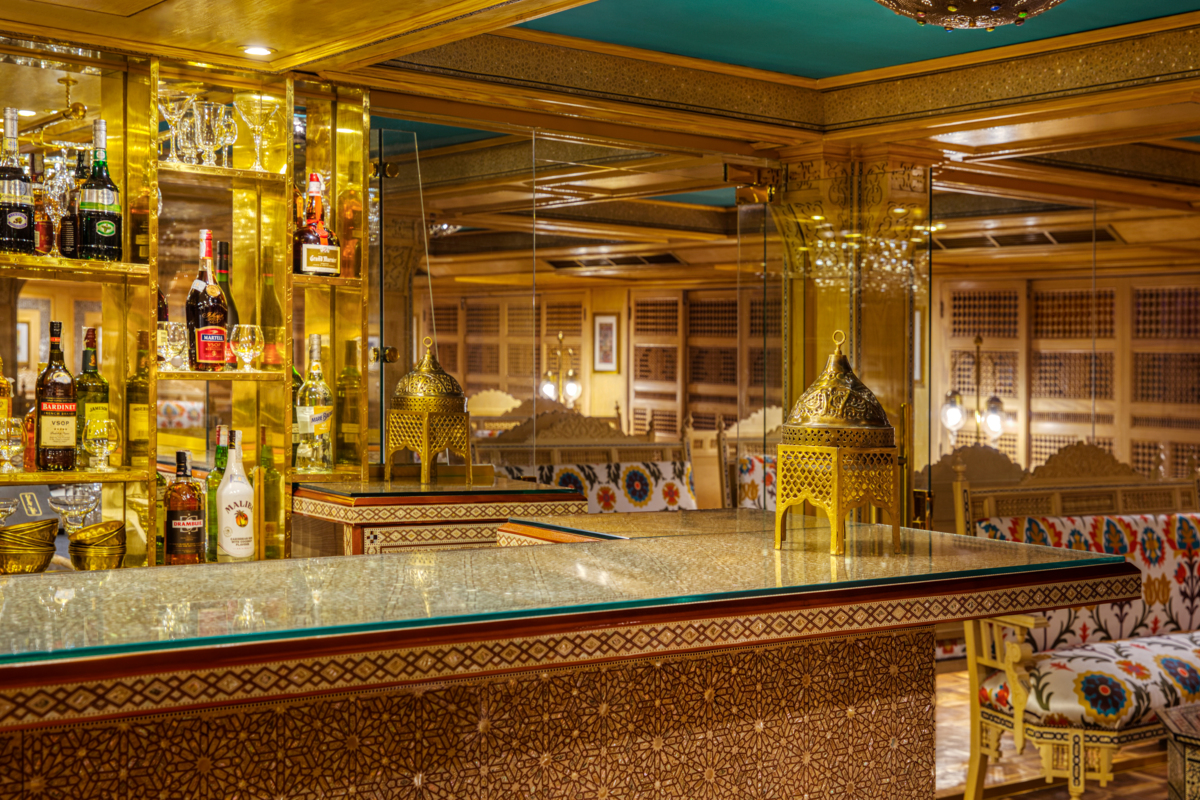 Enjoy a drink in the bar