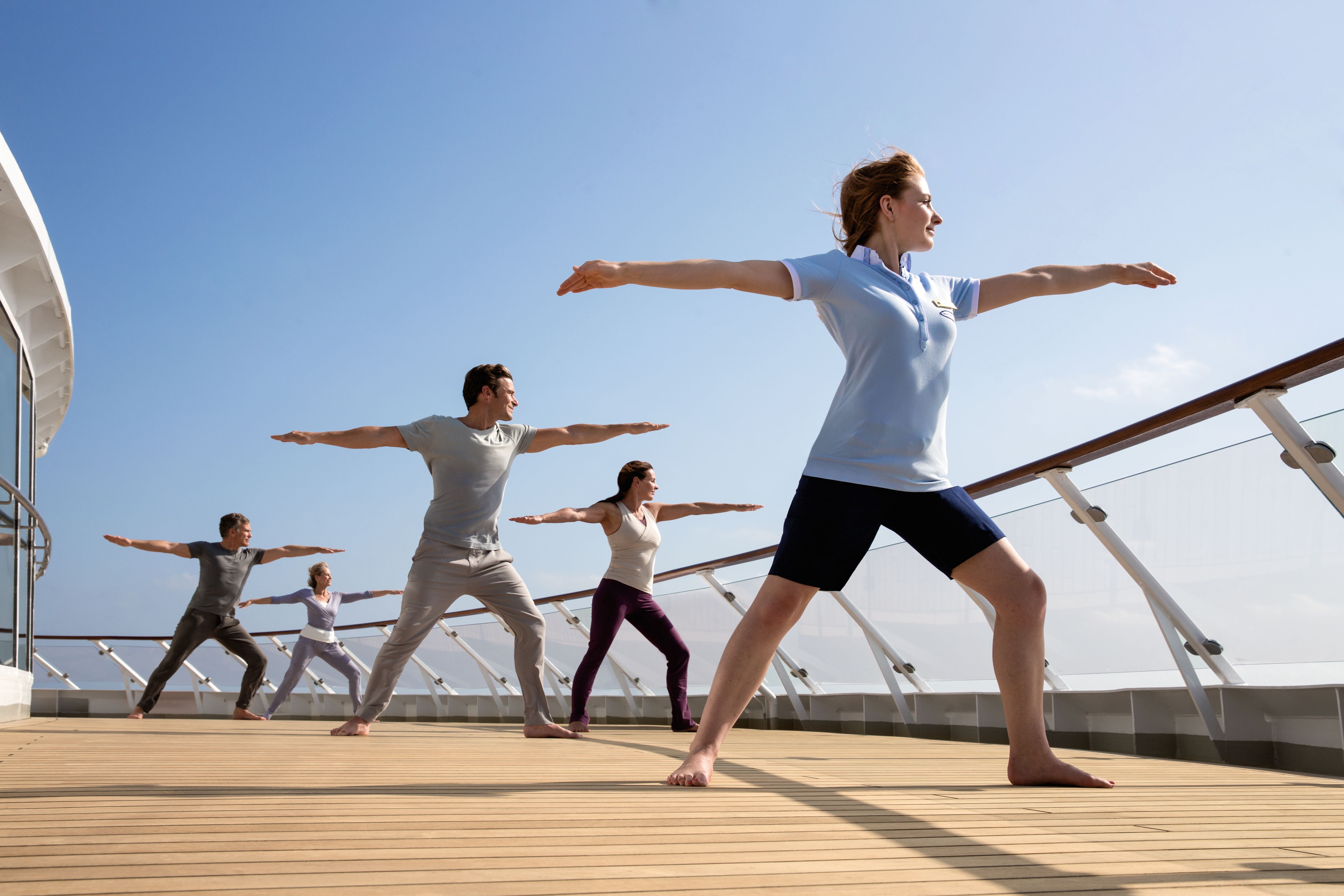 Start the day with a yoga class
