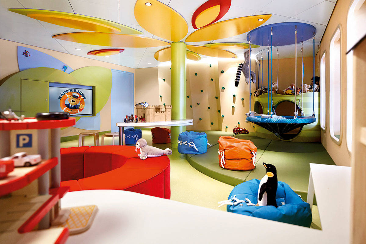 The kids club for children from four to nine years