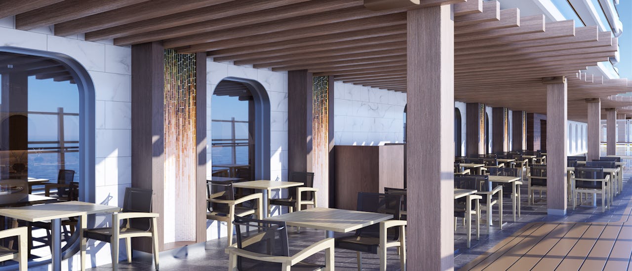 Spend time at one of Ocean Boulevard´s range of bars and outdoor restaurants