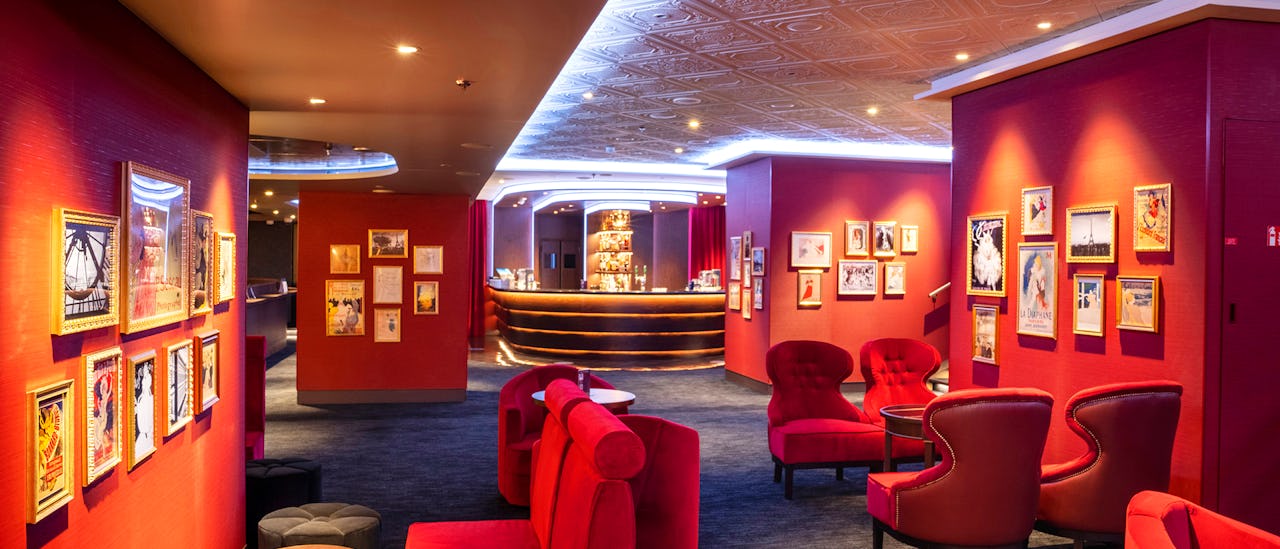 Le Cabaret Rouge inspired by French cabaret lounges of the 1920s