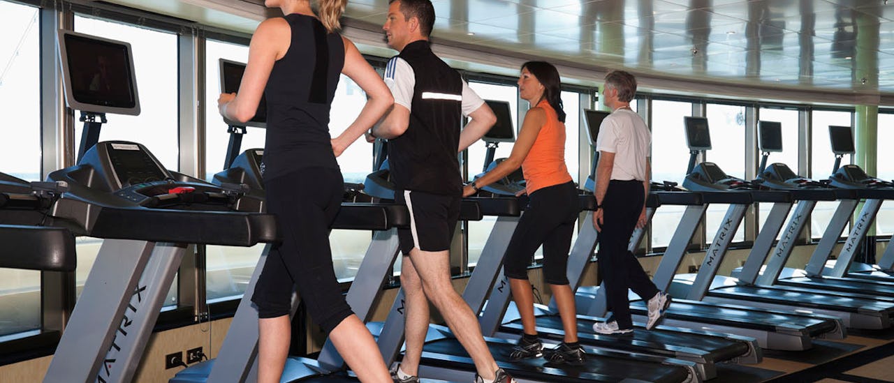 Exercise with ocean views