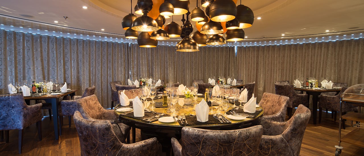 The chef's specialty restaurant with a delicious tasting menu