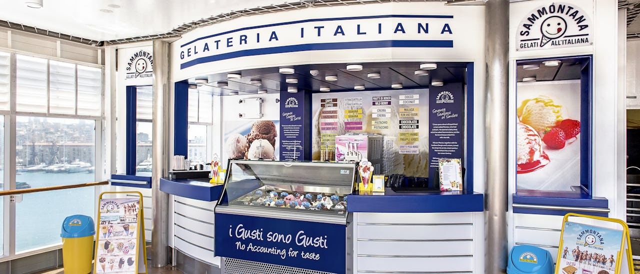 Genuine Italian “gelato”