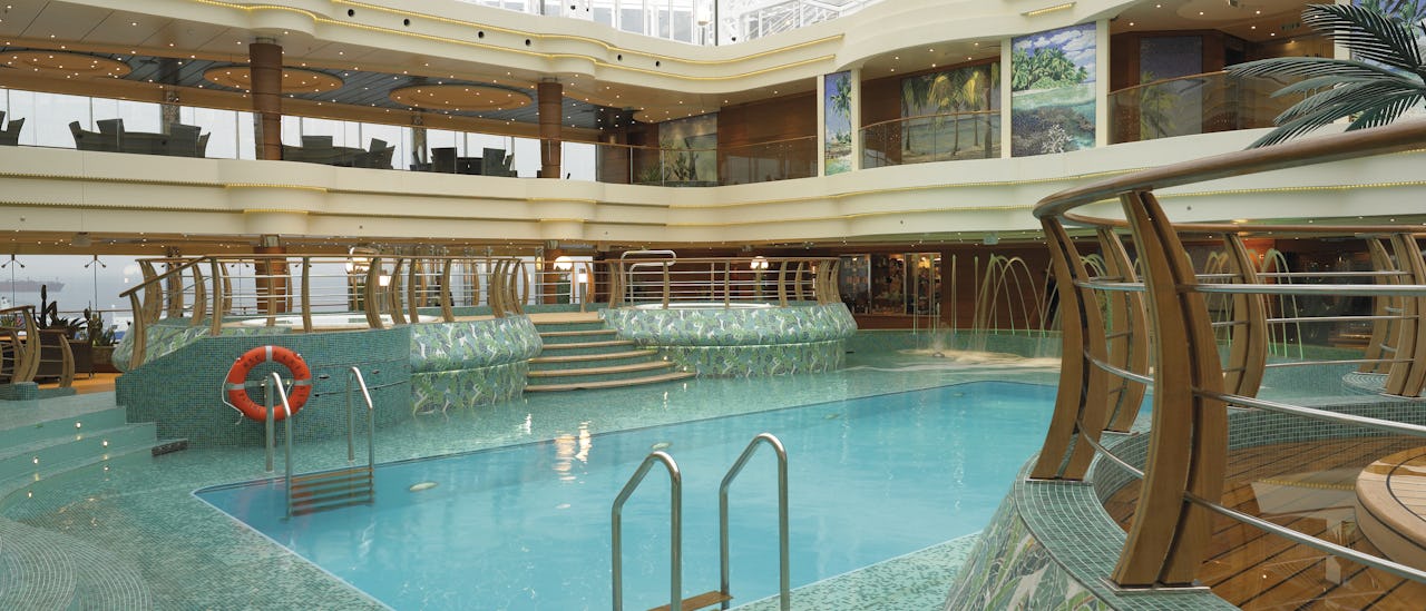 The indoor pool