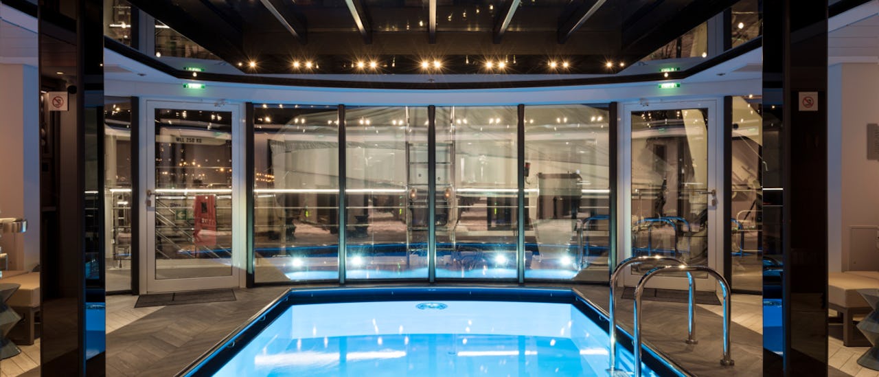 Enjoy a swim in the pool