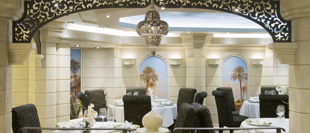 La Palmeraie MSC Yacht Club dedicated restaurant - Yacht Club guests only