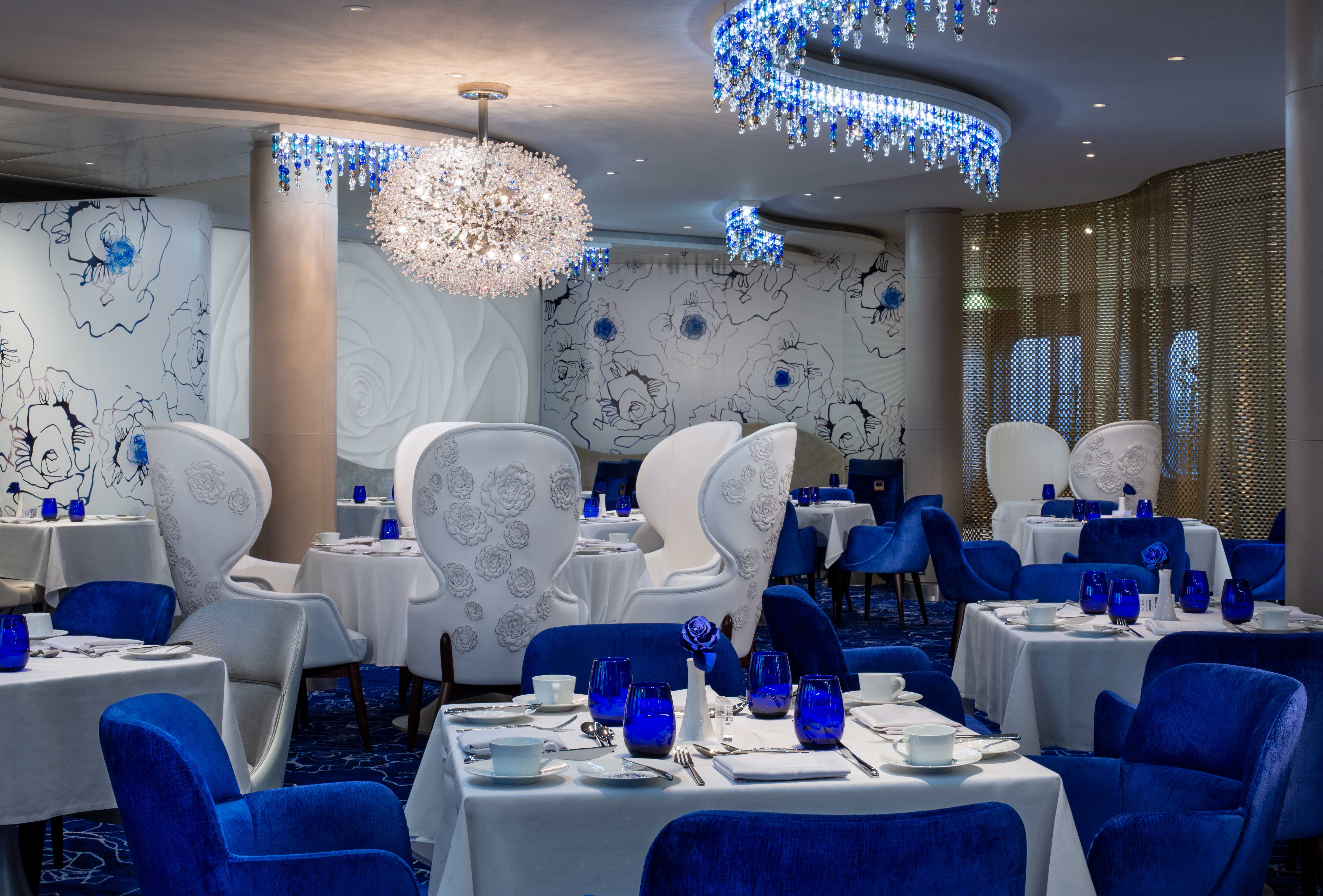 Restaurant Blu is exclusively for Aquaclass cabin guests