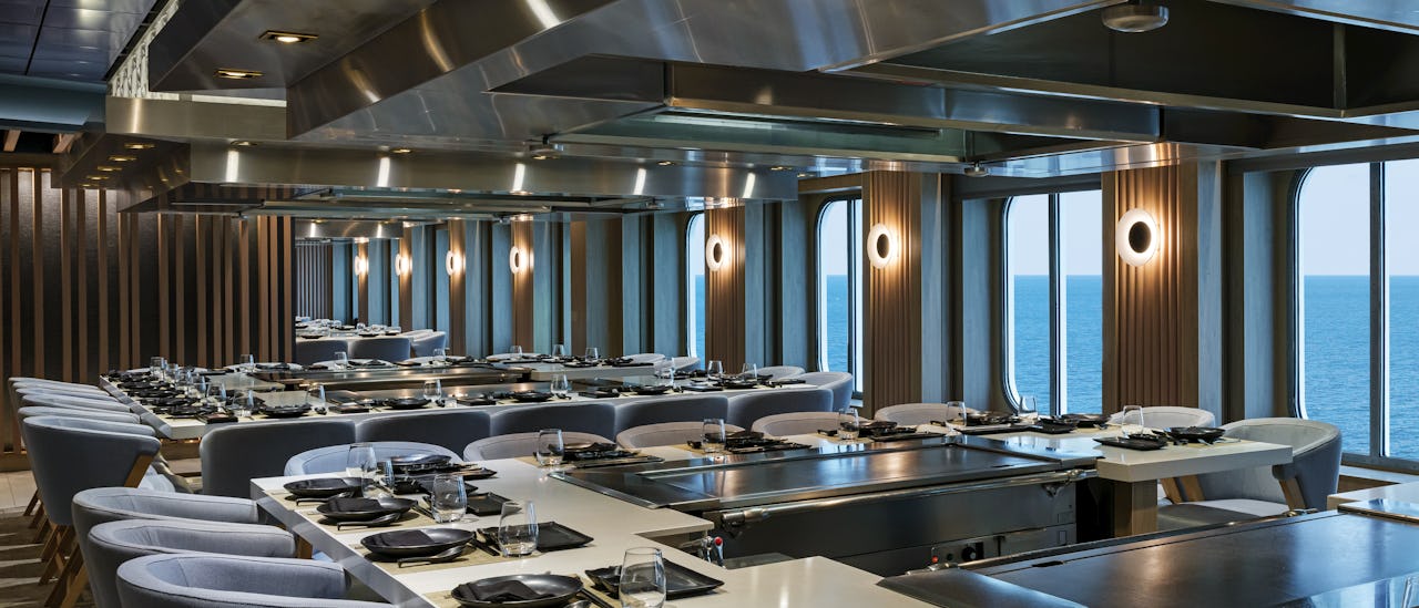 The speciality restaurant Teppanyaki