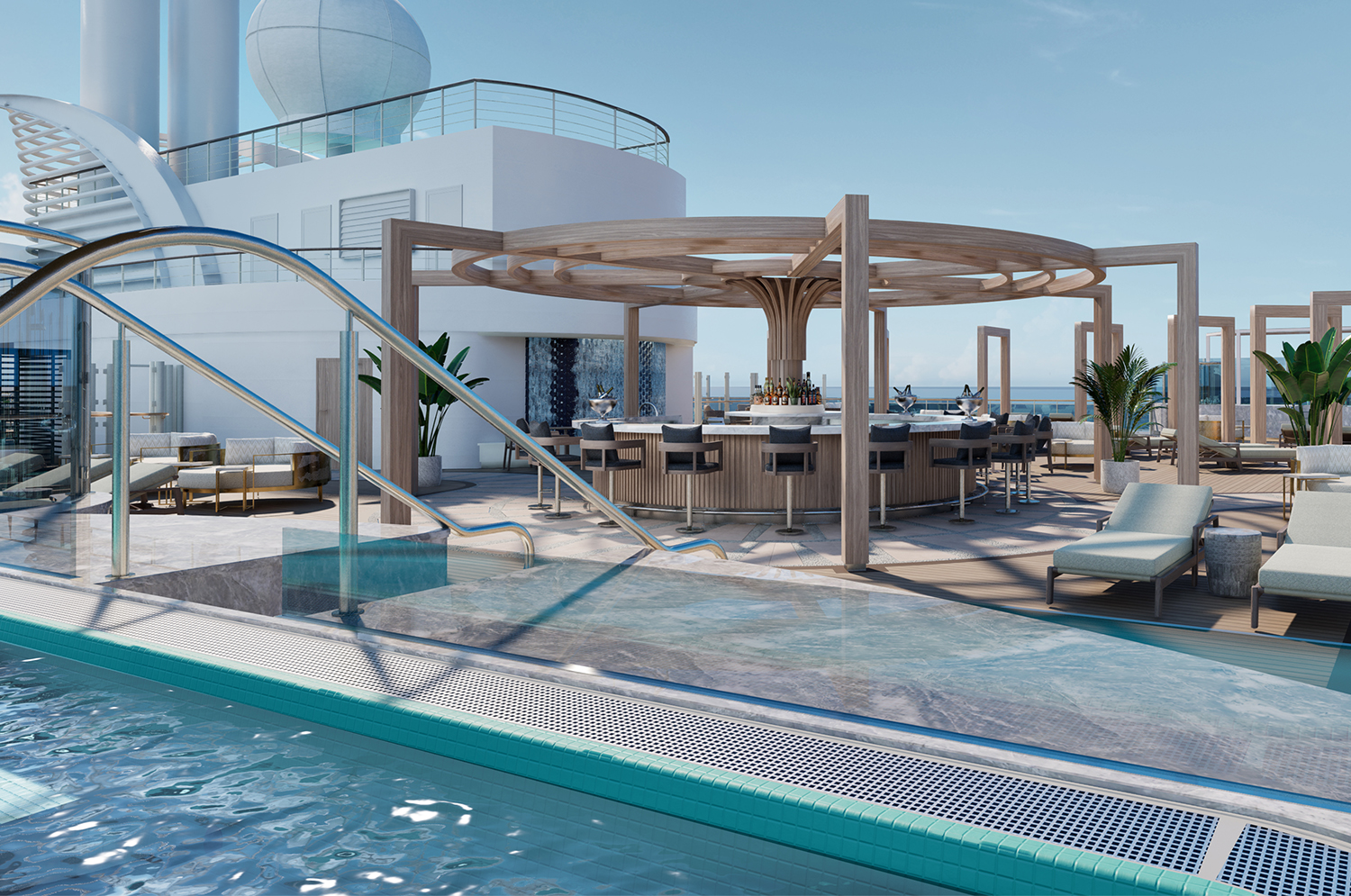 Vibe Beach Club will provide the ultimate setting for relaxation at sea