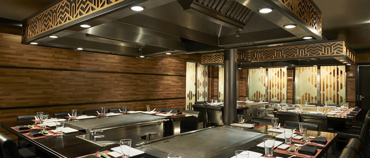 The speciality restaurant Teppanyaki