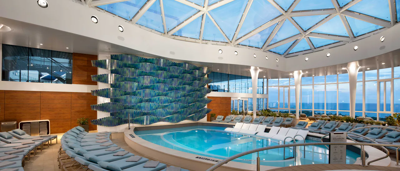 The indoor pool reserved for adults
