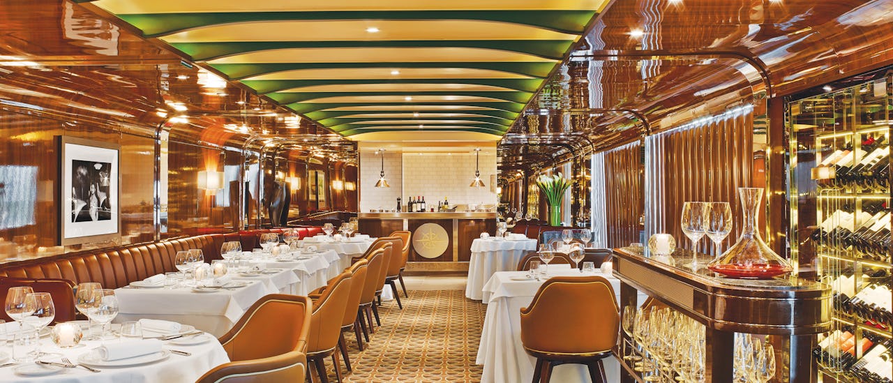 A classic menu awaits you at The Grill, designed by chef Thomas Keller and prepared with the very best ingredients