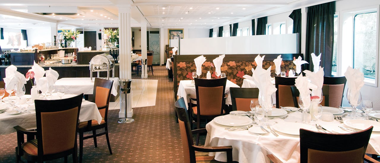 The main dining room