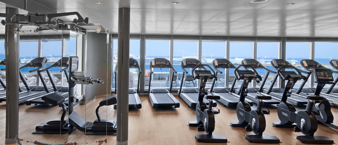 Exercise with ocean views