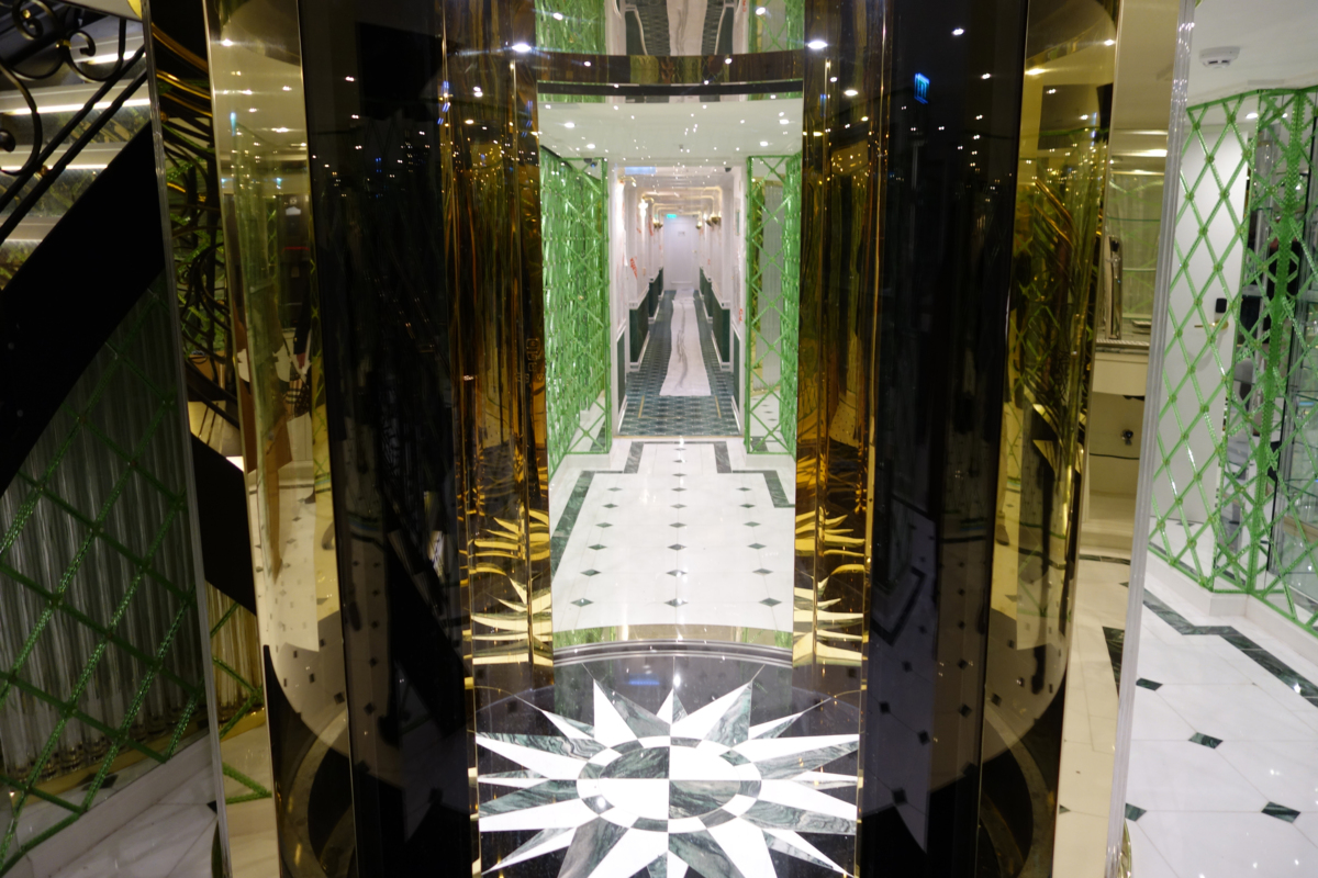 Travel from floor to floor easily with the S.S. Catherine's elevator