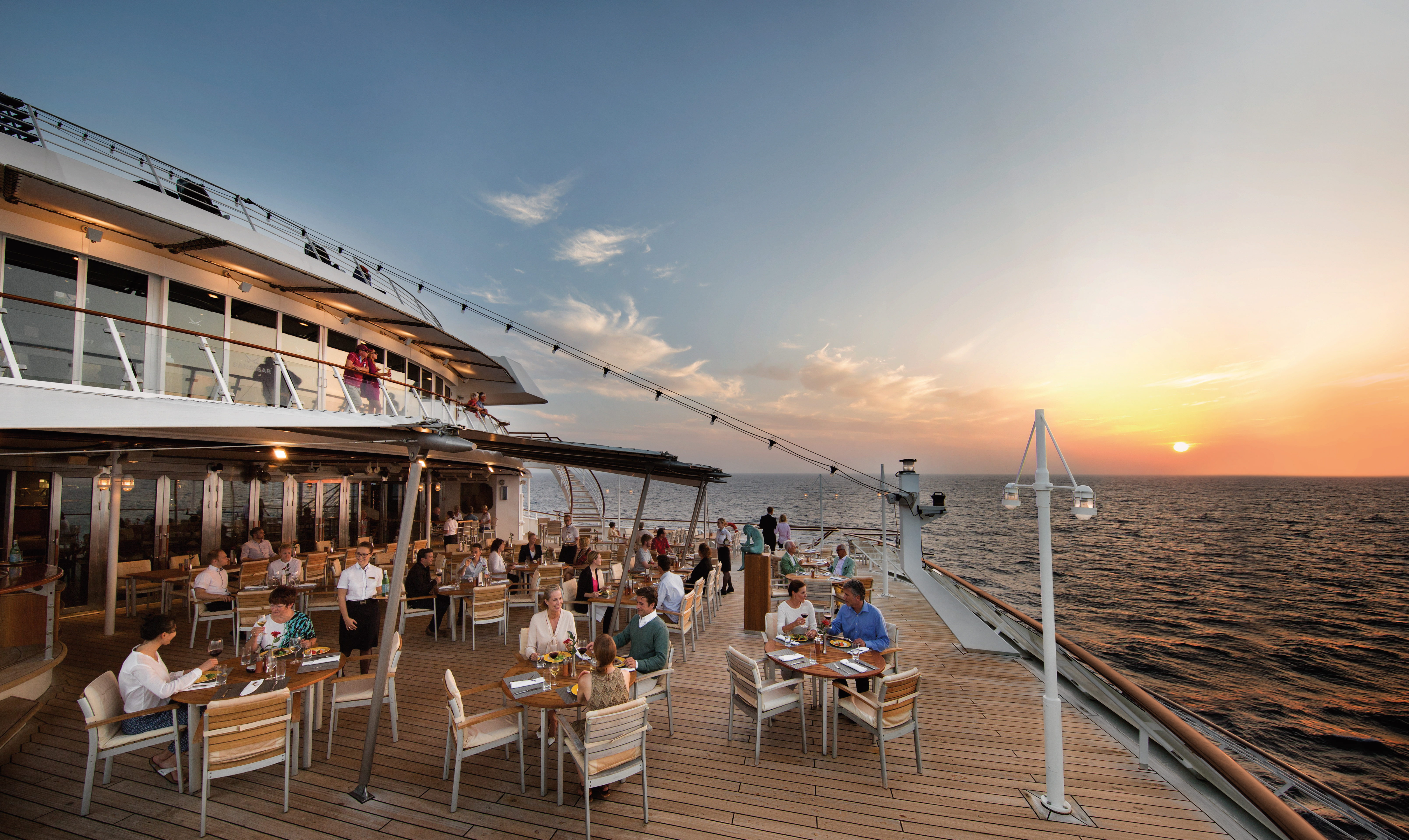 The Lido Café is open throughout the day