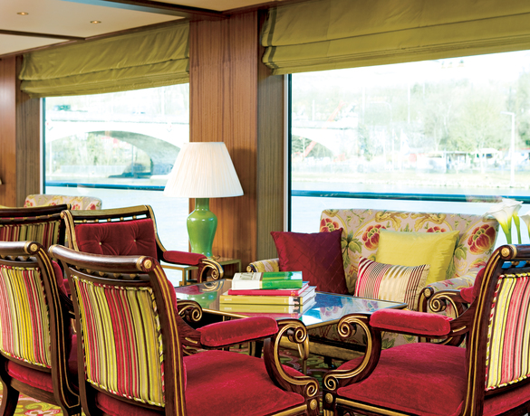 The Captains Lounge and Library is the perfect place to unwind with a good book