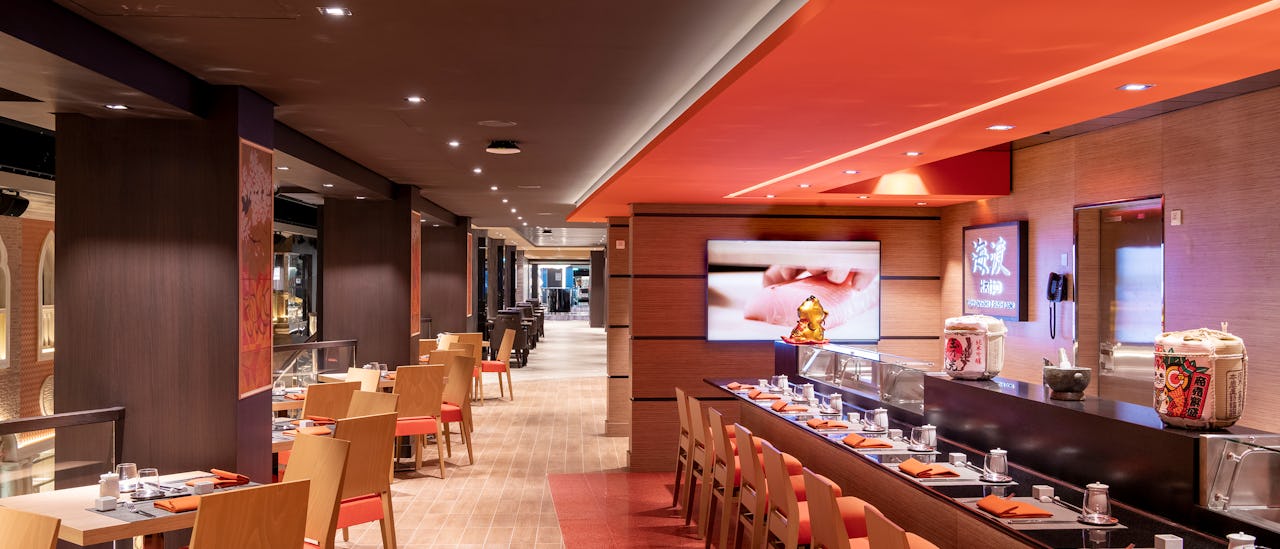 The sushi and teppanyaki restaurant Kaito