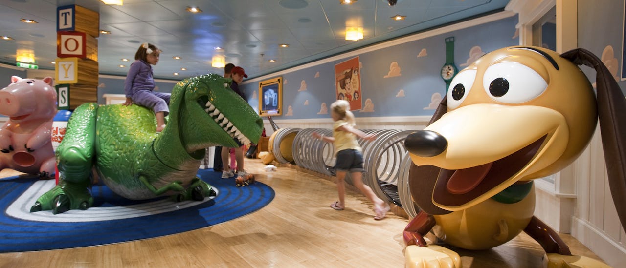 Disney-themed kids' clubs are included