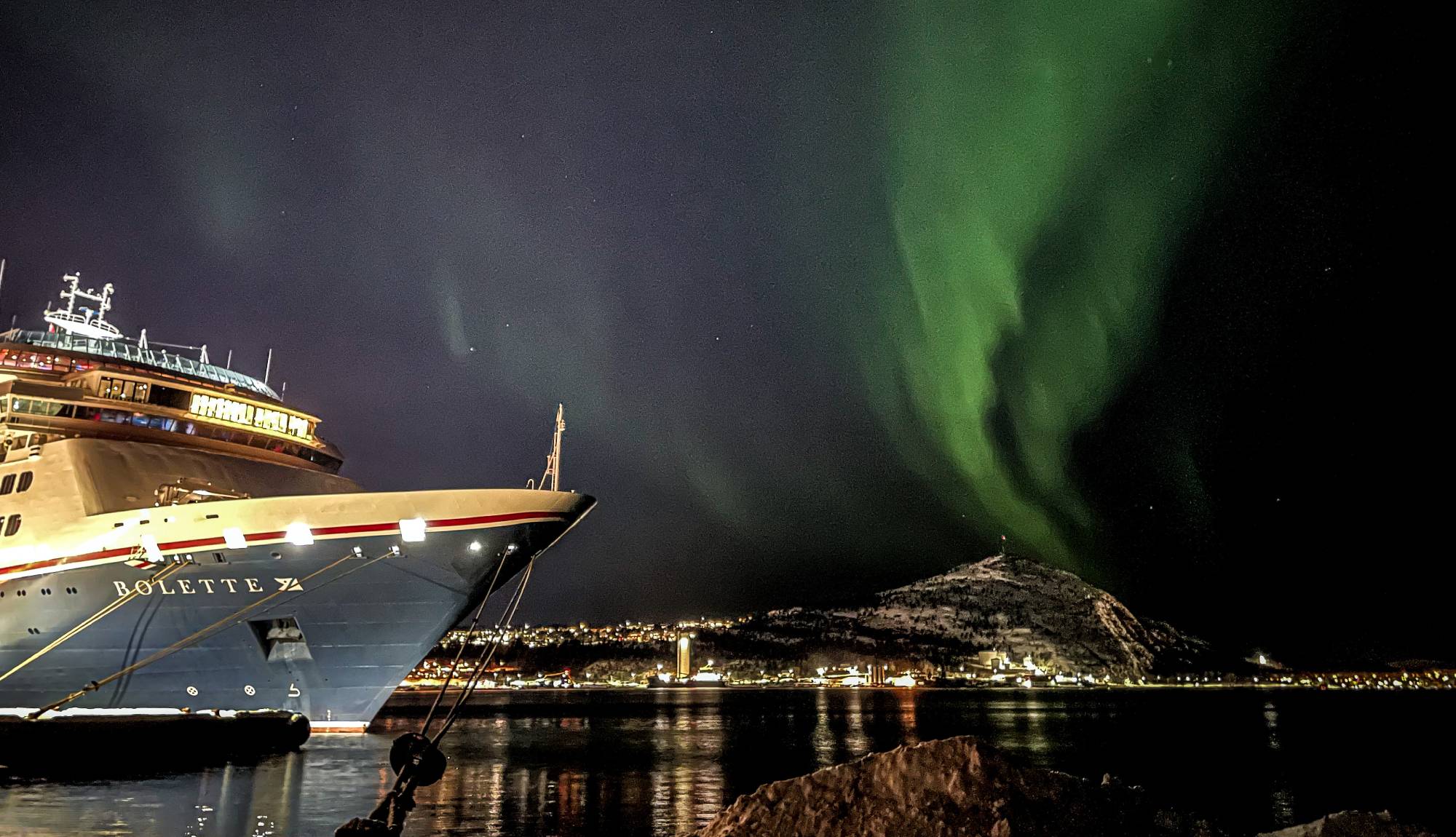 Fred. Olsen Cruise Lines Norway - Bolette in Alta Northern Lights