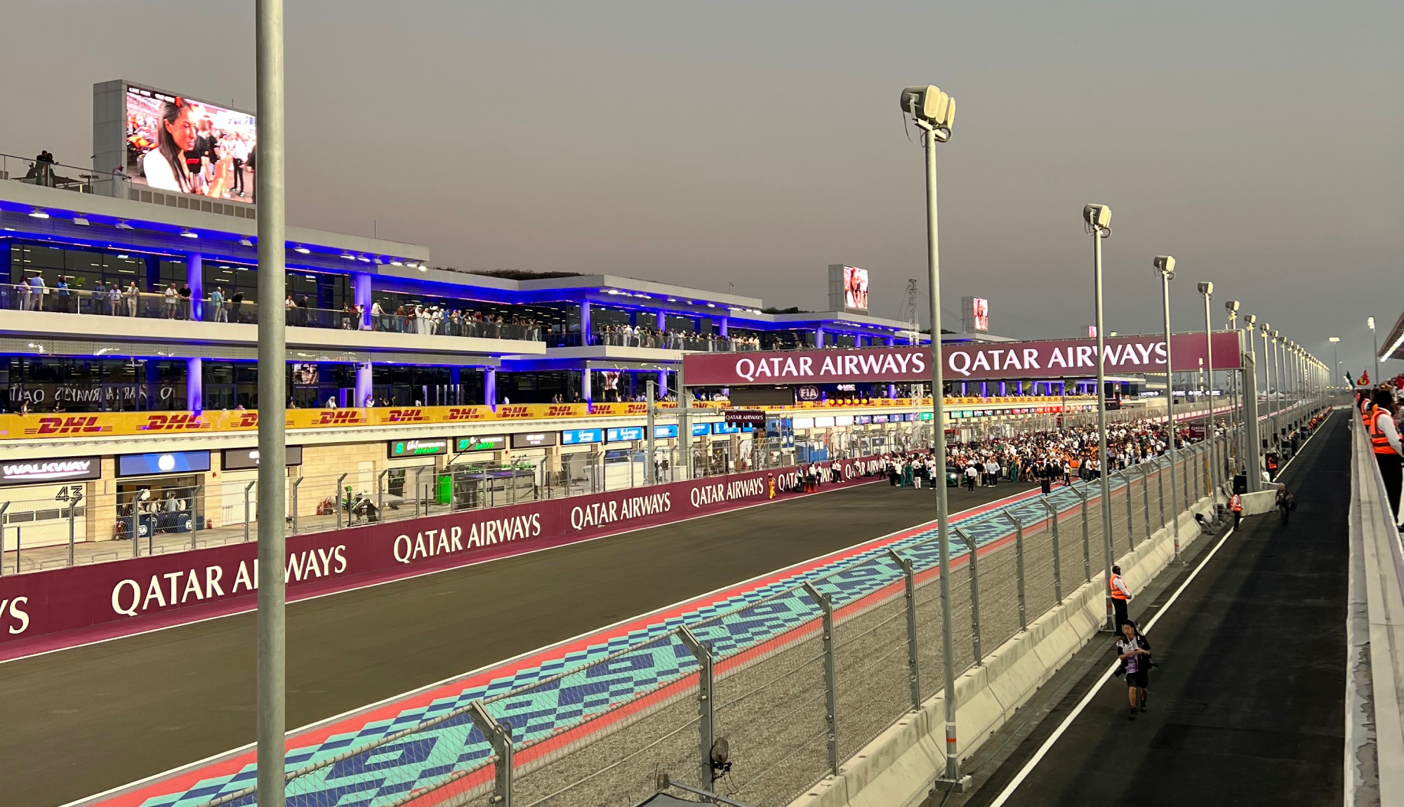 Qatar Grand Prix - Pit Straight