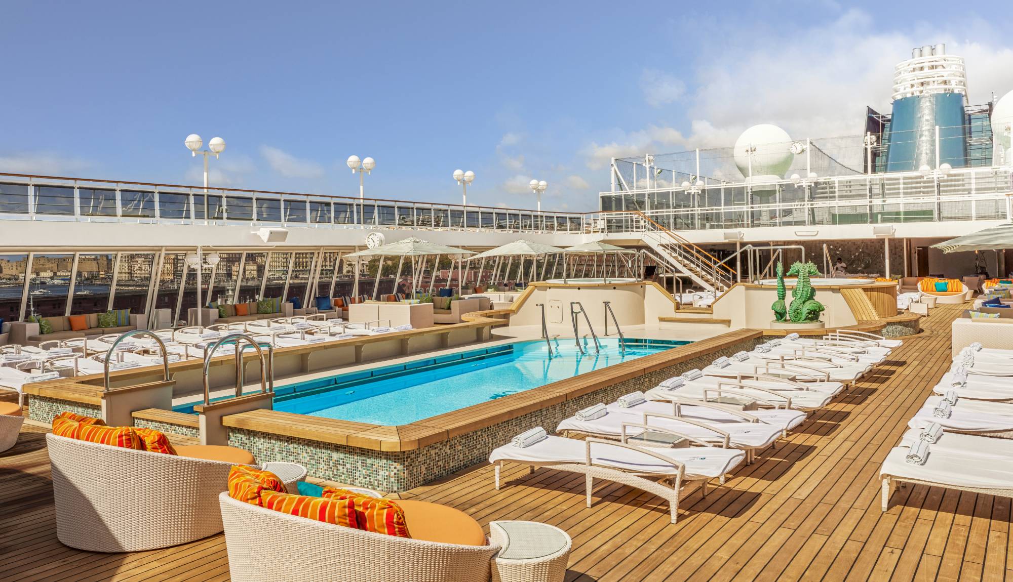 Crystal Cruises - Crystal Serenity Pool Deck
