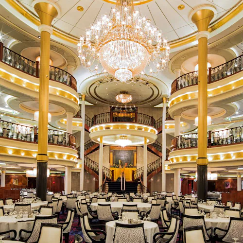 Royal Caribbean - Dining - Main Dining Room onboard Voyager of the Seas