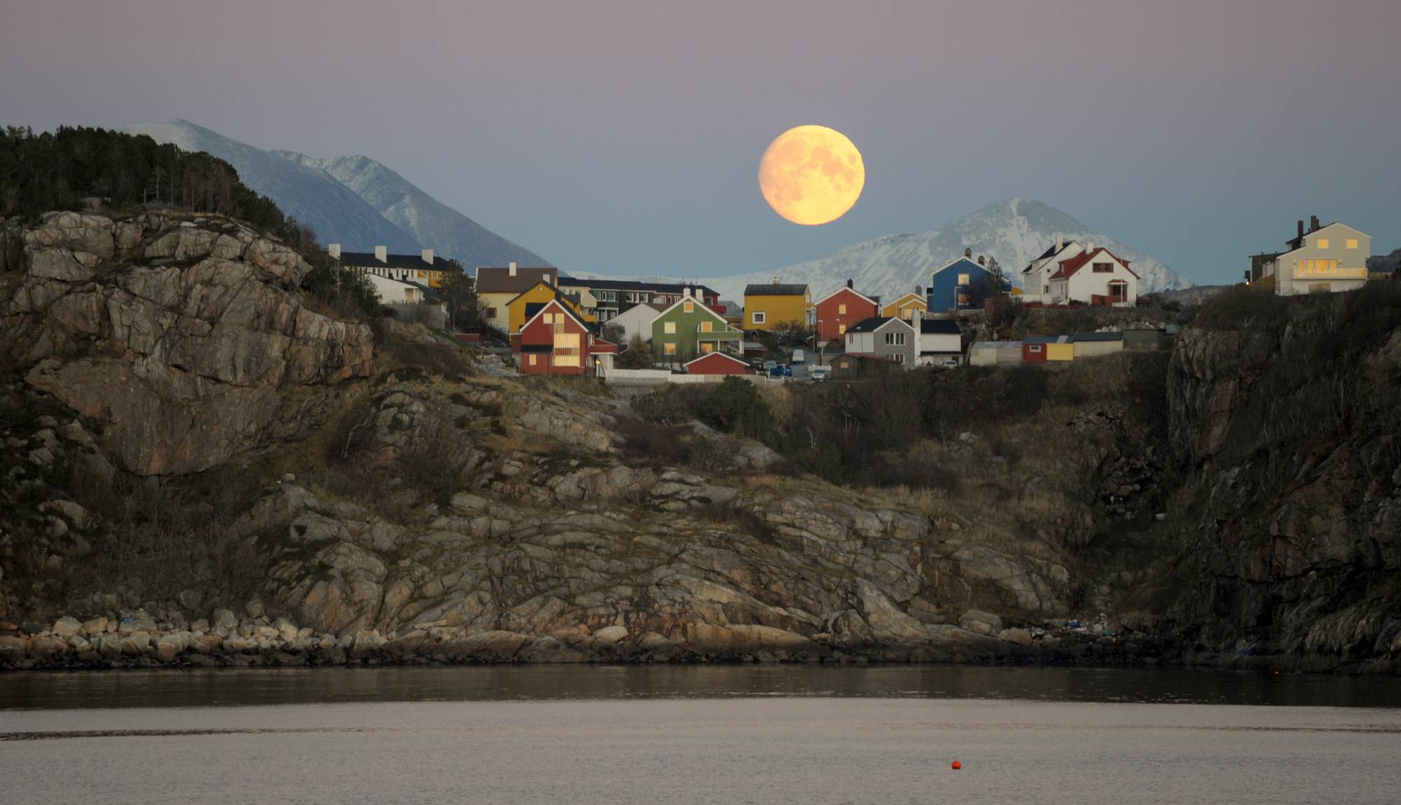 Kristiansund, Norway - Moon