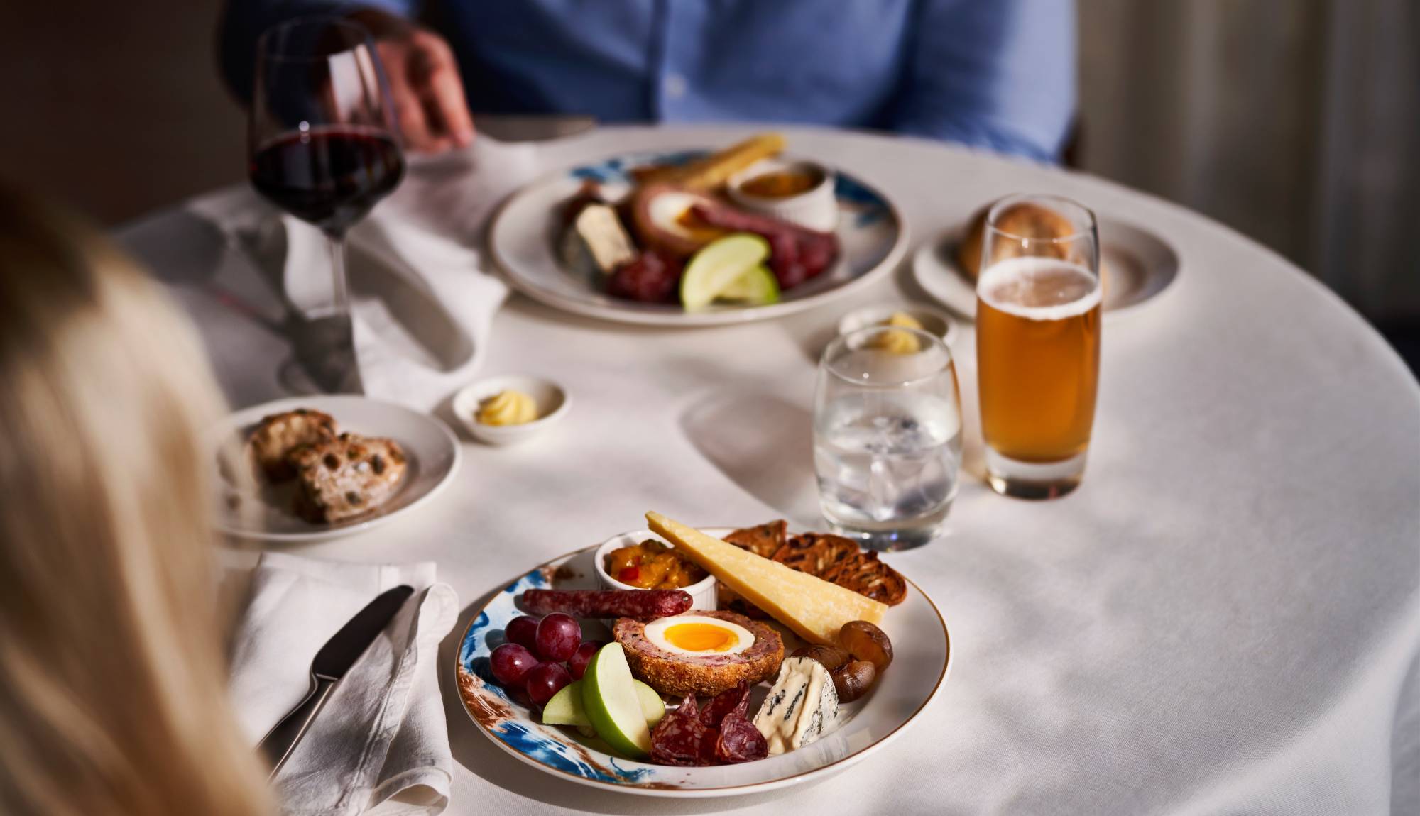 P&O Cruises - Dining - Freedom Dinner - Signature Starter British Artisan Platter