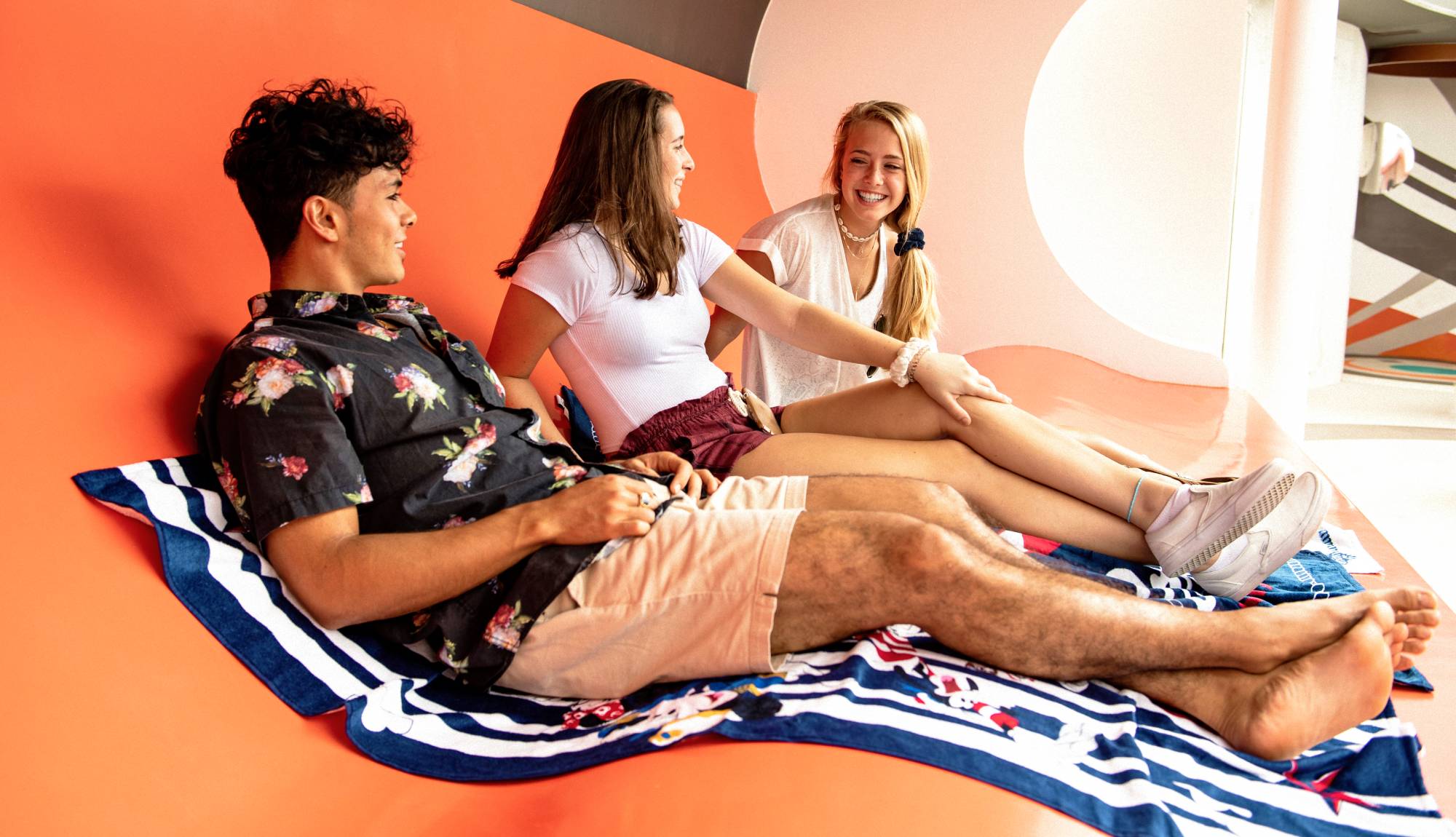 Disney Castaway Cay - Teenagers on the outdoor sundeck, Vibe, Disney Dream